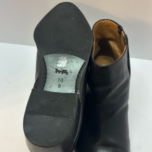 Coach Montana l Black Leather Boots - Picture 6 of 7